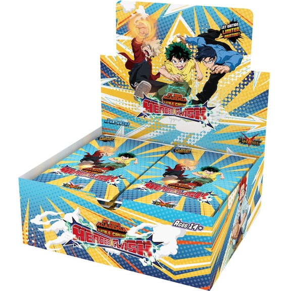 My Hero Academia Collectible Card Game Series 3 Heroes Clash Booster Box (1st Edition, 24 Packs)