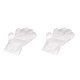 thumbnail image 1 of Matsuzay 100 Pieces Food Plastic Gloves Multi-functional Outdoor Glove Kitchen Vegetable Beauty Cooking BBQ Protective Fruit Restaurant 20x12cm 2Conjunto, 1 of 6