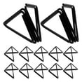 thumbnail image 6 of 36 Pcs Business Card Display Rack Triangle Shaped Table Centerpiece Black, 6 of 8