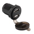 thumbnail image 5 of 3.1A Dual USB Car Charger Power Charger with Voltmeter DC 12V (Blue), 5 of 5