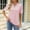 Pink, variant on Pohista Womens Casual Tops Button up Shirt Women Fitted Cotton Blouses for Women Casual Women's Short Sleeve Tops Fitted my saved for later items