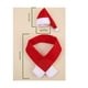 thumbnail image 3 of Kearding Cubierta de botella de vino de Navidad piezas Papá Noel Bufanda de Navidad Sombrero Decoración de de comedor Arreglo Suministros Kits de decoración para fiestas Kearding HA070135-00B, 3 of 6