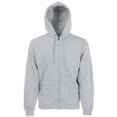 thumbnail image 1 of Fruit Of Loom - Sudadera con capucha y cremallera Premium 70/30 Hombre/Caballero (Gris), 1 of 2