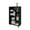 Black, variant on Knubmt 6 Shelves Wood Open Bookshelf Bookcase for Living Room, Office, Home, White