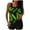 Green, variant on Youyipin Womens Swimsuits Trends Womens Swimsuits 2 Piece Criss Cross Back Color Block Print Tankini Bathing Suits Athletic Modest Swimwear