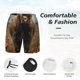 thumbnail image 3 of Balery Grassland Sunflower Cow Bañador para hombre, shorts de playa de secado rápido con entrepierna y forro de compresión-Medium, 3 of 6