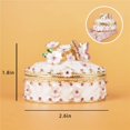 thumbnail image 2 of YU FENG Butterfly Trinket Box Hinged for Girls, Handmade Jewelry Box Decorated with Crystal for Gift (Butterfly Box), 2 of 2