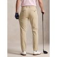 thumbnail image 6 of Men's 4-Way Stretch Golf Pants,Casual Khaki Trousers with Elastic Waist, Slim Fit Performance Work Pants for Hiking & Travel, 6 of 8