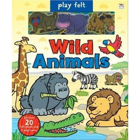 Crocodile Creek Wild Animals - Play Felt Wild Animals
