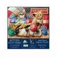 thumbnail image 3 of SUNSOUT INC - Kitties Fun Time - 500 pc Jigsaw Puzzle by Artist: Tom Wood - Finished Size 18" x 24" - MPN# 28935, 3 of 5