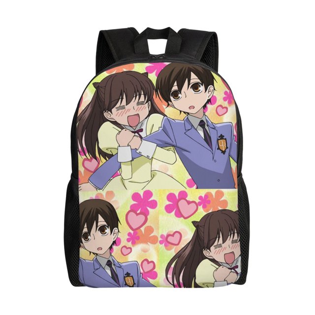 Mochila ligera para computadora portátil del club anfitrión de la escuela secundaria Ouran Mochila para estudiantes de secundaria y universitarios