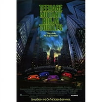 Pop Culture Graphics MOVAF9318 Teenage Mutant Ninja Turtles - The Movie Movie Poster Print, 27 x 40