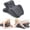 Gray, variant on Ergonomic Memory Foam Wedge Pillow,27° Prone Ergonomic Contoured Intimacy Couples Pillow for Waist,Neck & Back,Waterproof & Portable with Washable Cove