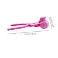 thumbnail image 2 of Cute Snowball Maker Kids Fun Pumpkin Shape Snow Ball Tongs Herramientas de invierno (rosa), 2 of 6
