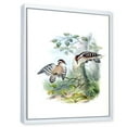 thumbnail image 3 of Designart 'Ancient Birds In The Wild I' Traditional Framed Canvas Wall Art Print, 3 of 5