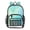 Green Watercolor, variant on Iauyy Clear Backpack Heavy Duty PVC Transparent Backpack for College Workplace, Minimalist Black and White Dots