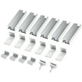 thumbnail image 4 of LEFU Kit de Rail de Montage pour Panneau Solaire Profil en Aluminium Module PV Système de Rack pour Toits Plats et Métalliques - Pinces d'Extrémité, Pinces Centrales, Angles en L Inclus, 4 of 10