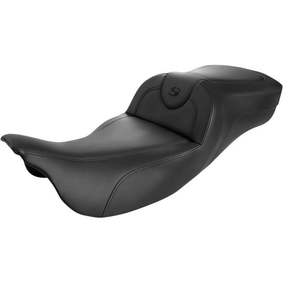 Saddlemen Roadsofa Extended Reach Black Motorcycle Seat (808-07B-188)