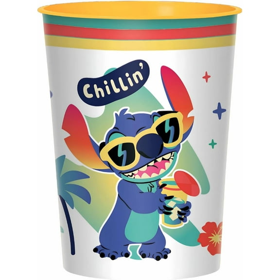 Stitch Plastic 16oz Favor Cups