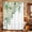 White, Mint, Olive, Pear, variant on White Lilies Shower Curtain Set - Long 72" x 84" Washable Bathtub Curtain with 12 Hooks, Succulents Green Leaf Rustic Botanical Waterproof Fabric Stall Shower Curtains for Bathroom/Bathtub Décor