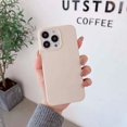 thumbnail image 1 of Fashion Soft Matte Solid Color Shockproof Phone Case for IPhone 14 Plus 13 12 11 Pro Max Silicone Back Cover for IPhone 13pro LXY, 1 of 7