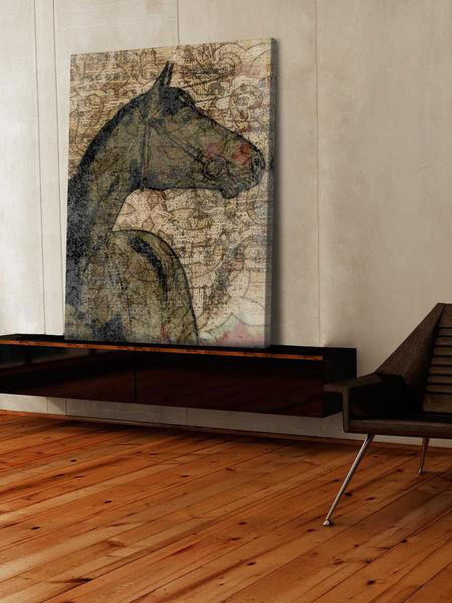 "Mustang" Painting Print on Wrapped Canvas