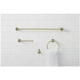 thumbnail image 4 of Glacier Bay Oswell 4-Piece Bath Hardware Set with 24 in. Towel Bar, TP Holder, Towel Ring and Robe Hook in Matte Gold, 4 of 7
