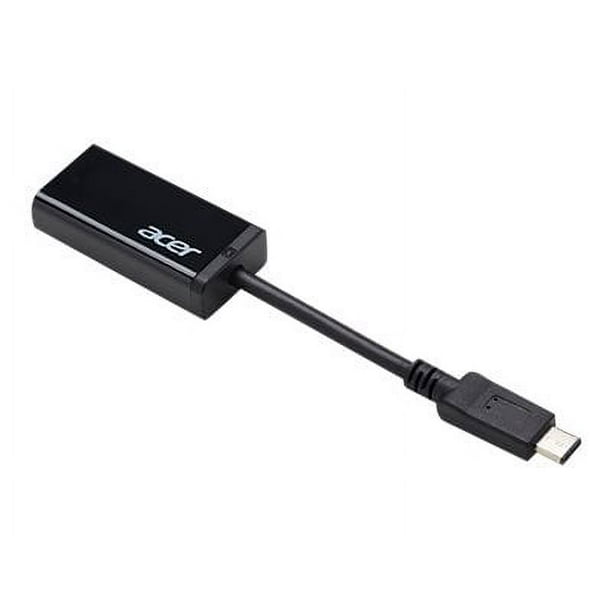 Acer USB Type C HDMI vers Adaptateur - Adaptateur Vidéo Externe - USB-C 3.1 - HDMI - pour Chromebook 11; 14; 14 pour le Travail; 15; Chromebook R 13; Chromebook Spin 11; 13