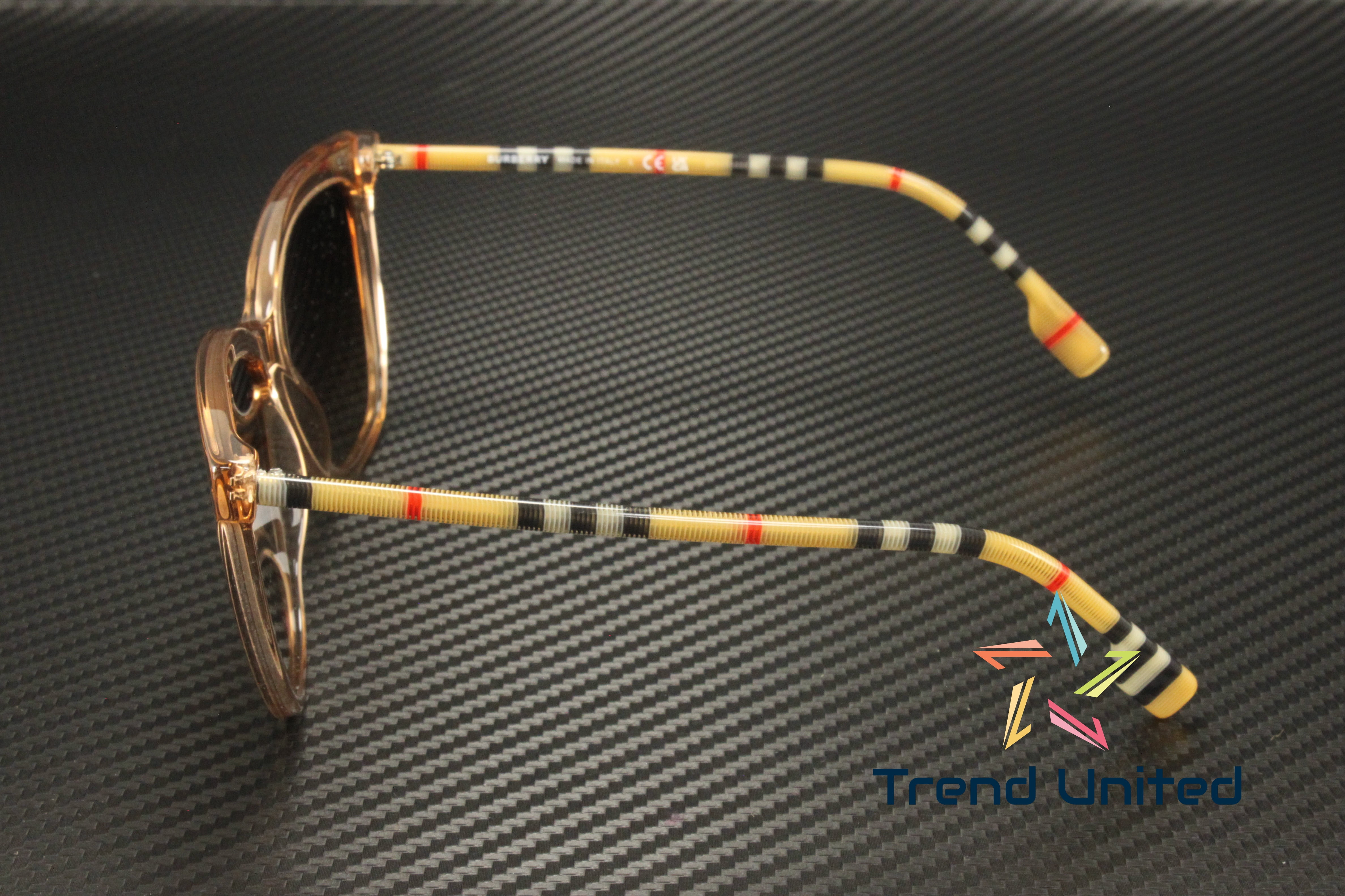 Burberry B 4308 4006/13  Clare Brown Gradient Butterfly  Sunglasses 56mm NWT Burberry Clare Brown Gradient Butterfly Ladies Sunglasses  main image 2