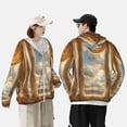 thumbnail image 4 of Balery Golden Drapes Pillars Clouds Sudadera ligera de manga larga con capucha y protección solar UPF 50+ para hombre y mujer, ideal para pesca y running-XX-Large, 4 of 7