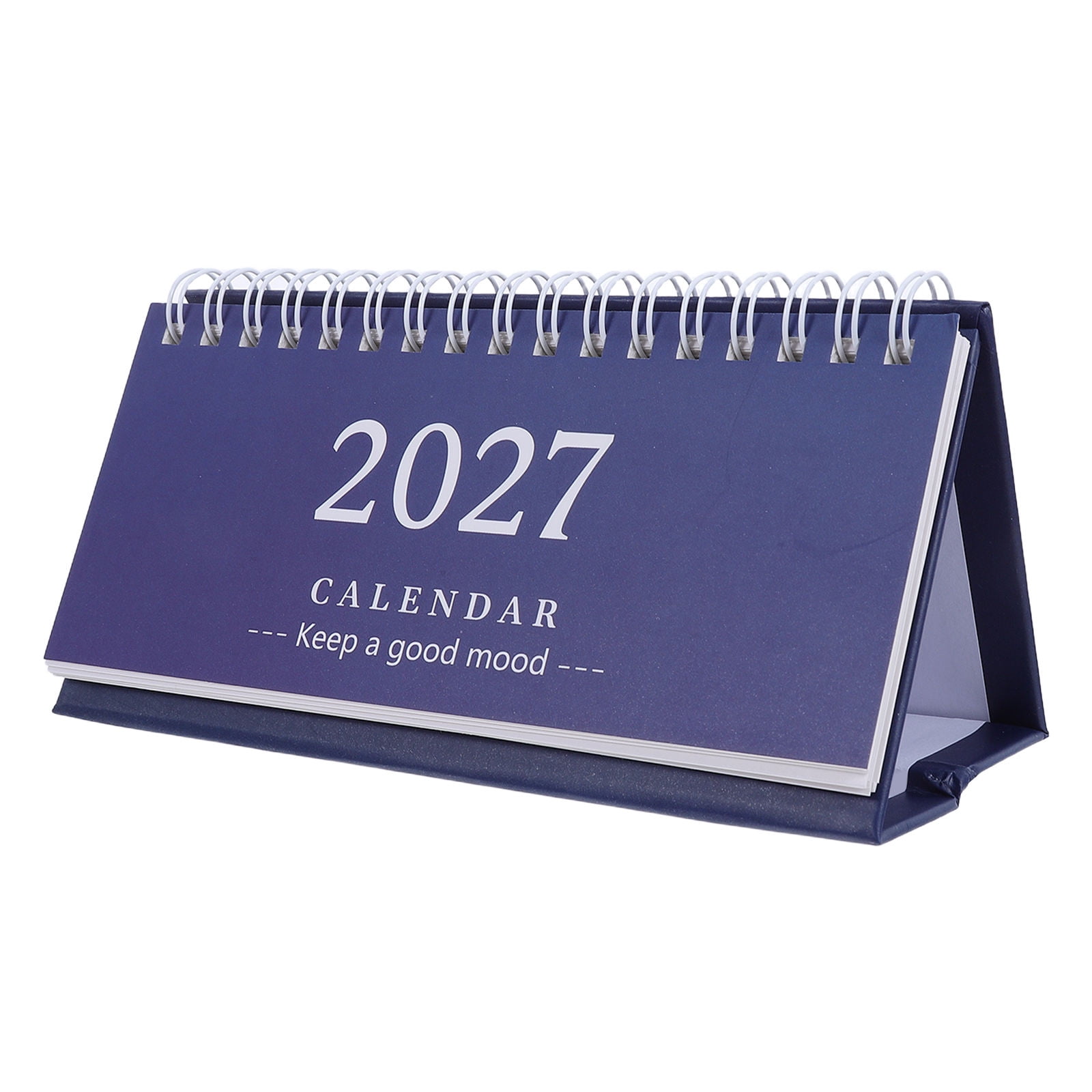 Healifty 2027 Dark Minimalist Desk Calendar with Standing Monthly Planner for Home and Office Use