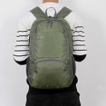 thumbnail image 5 of Mochila plegable ligera e impermeable de nailon para hombre y mujer. Bolsas para actividades al aire libre: viajes, senderismo, camping, ciclismo y escuela., 5 of 5
