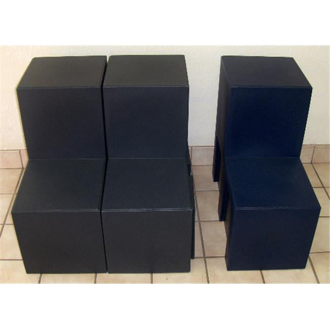 Case of 2 Black Forte Products 8002164 U-Link Merchandiser 12 L x 24 W x 24 H 