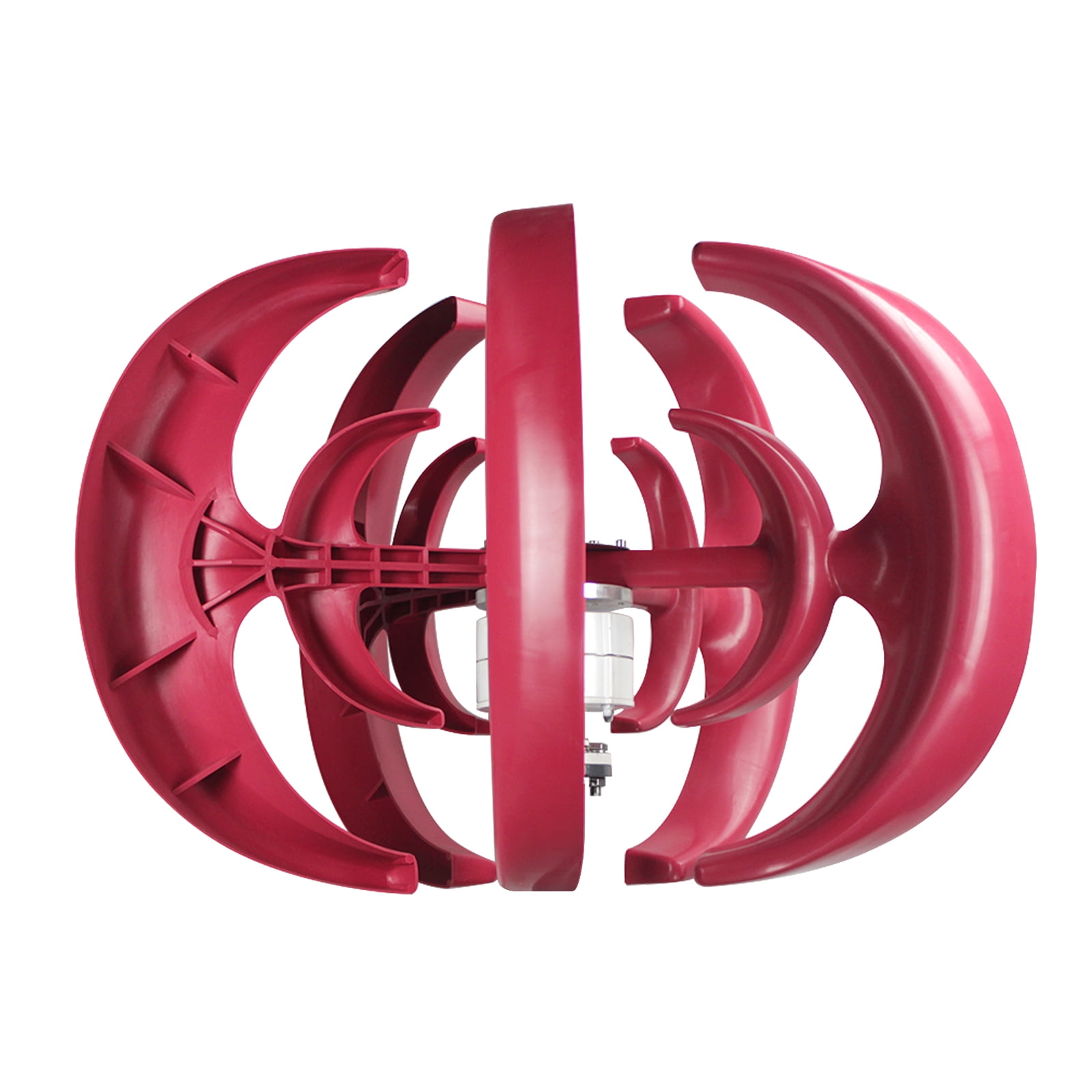 Leyfeng Wind Turbine 12V 1200W 5 Blades Wind Generator with Charger Controller, Minitype Lantern Wind Turbine Generator Kit Clear Energy Windmill for Home Highways Boats