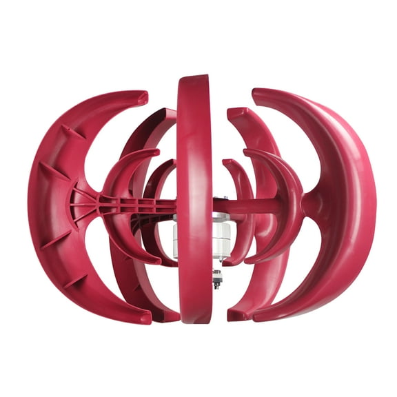 Leyfeng Wind Turbine 12V 1200W 5 Blades Wind Generator with Charger Controller, Minitype Lantern Wind Turbine Generator Kit Clear Energy Windmill for Home Highways Boats