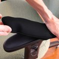 thumbnail image 4 of 1 Pair Office Computer Chair Armrest Protect Cover Chair Arm Rest Pads - Size S (Black), 4 of 9