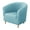 Blue, variant on LKJYER 1 Piece Stretch Club Chair Slipcover, Tub Chair Cover Seersucker Barrel Chair Cover Soft Armchair Chair Slipcovers for Pets Kids