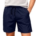 thumbnail image 2 of FRSASU Men's Swim Trunks with Mesh Lining Beach Bathing Suits Outdoor Sports Quick Dry Swimming Trunks with Pockets Navy, 2 of 9