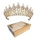 thumbnail image 1 of Corona Tiara Reina Carnaval Lujo Ambar Certamen Novia Xv Coronación Niña Boda Cristales M0014 GENÉRICA CUSTOM VAMBAR, 1 of 2