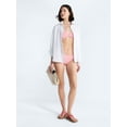 thumbnail image 2 of Free Assembly Women's Smocked Demi Underwire Bikini Top, Sizes XS-XL, 2 of 4
