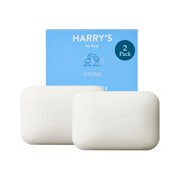 Harry's Bar Soap for YYF14 Men - Stone Scent, 4 oz Body Soap Bars, 2 Pack