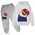 thumbnail image 1 of Traje de algodón con capucha de Super Mario bros para niño Y niña, ropa deportiva con capucha, conjuntos de Pokémon, 2, 5, 6, 7, 8, 9, 10, 11, 12 años, 1 of 1