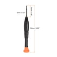 thumbnail image 2 of Precision Slotted Screwdriver 1.2mm Flat Head Swivel Lid Nonslip Plastic Handle 2 Pack, 2 of 6