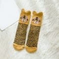 thumbnail image 2 of Tiqkatyck Compression Socks Clearance, Women Coral Fleece Socks Winter Cute Fleece Thick Floor Socks Adult Home Socks Warm Socks Compression Socks for Women D One Size, 2 of 4