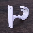thumbnail image 3 of SHISUYAN 2PCS Curtain Rod Aluminium Alloy Thick Single Bracket Mounting Bracket(White), 3 of 8