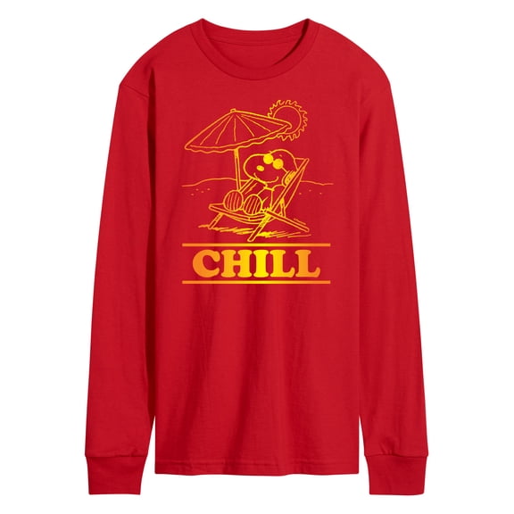 Peanuts - Chill Men's Long Sleeve Graphic T-Shirt