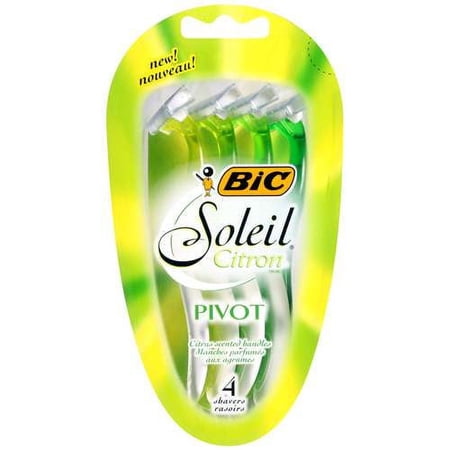 Bic Bic Soleil Citron Shavers, 4 ea