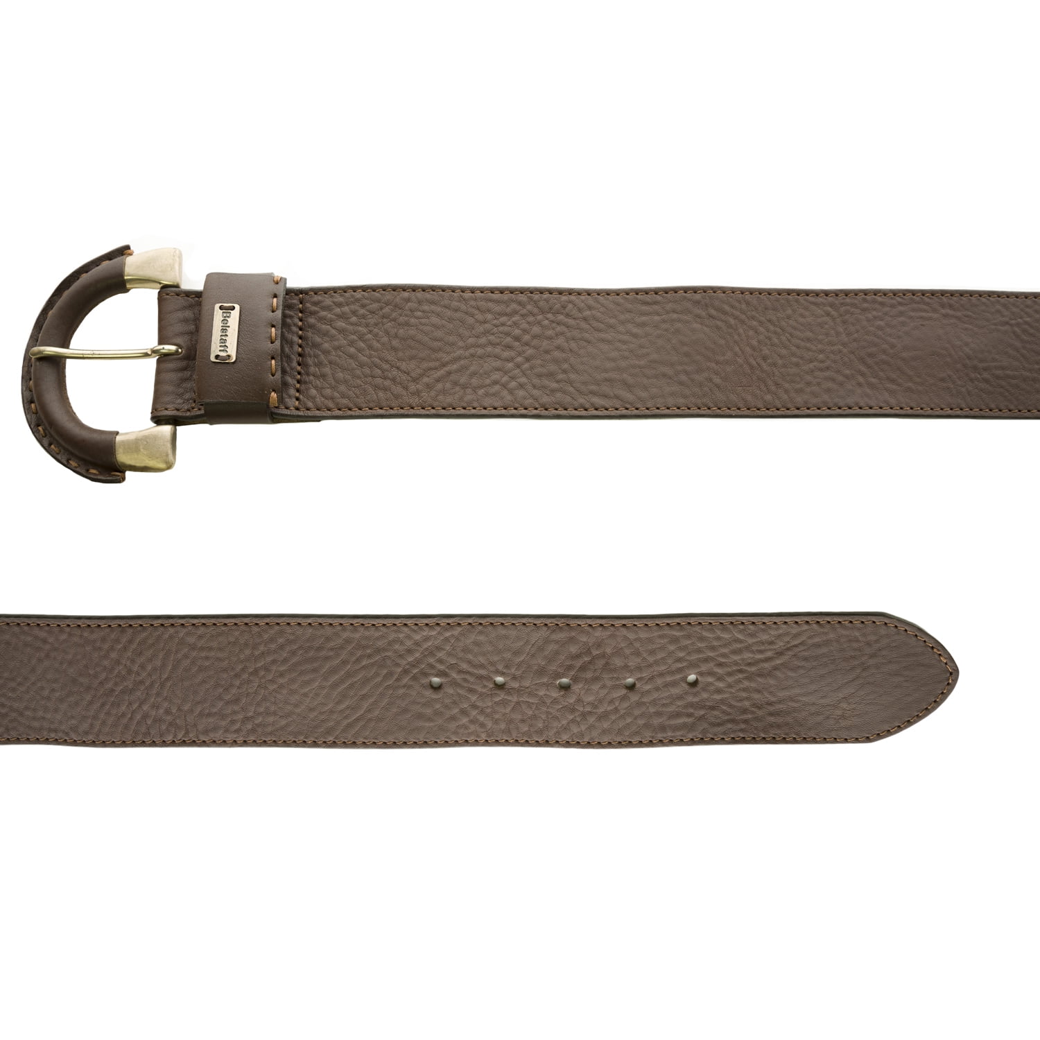 Belstaff Women's Leather Phoebe Belt 85cm Dark Brown