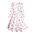 thumbnail image 5 of PMVFHDE Robe de Fête Imprimée Bricolage pour Enfants et Filles - Robes pour Filles Blanc, 4-5 Ans, 5 of 5