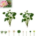 thumbnail image 2 of Uanit Seven Leaf Lotus Plant, 7 Leaf Lotus Live Plant, Simulated 7 Leaf Lotus Plant Live Indoor, Seven Leaf Lotus Live Plant, Artificial Lotus Flower for Decoration, Aquarium Plastic Flower, 2 of 4